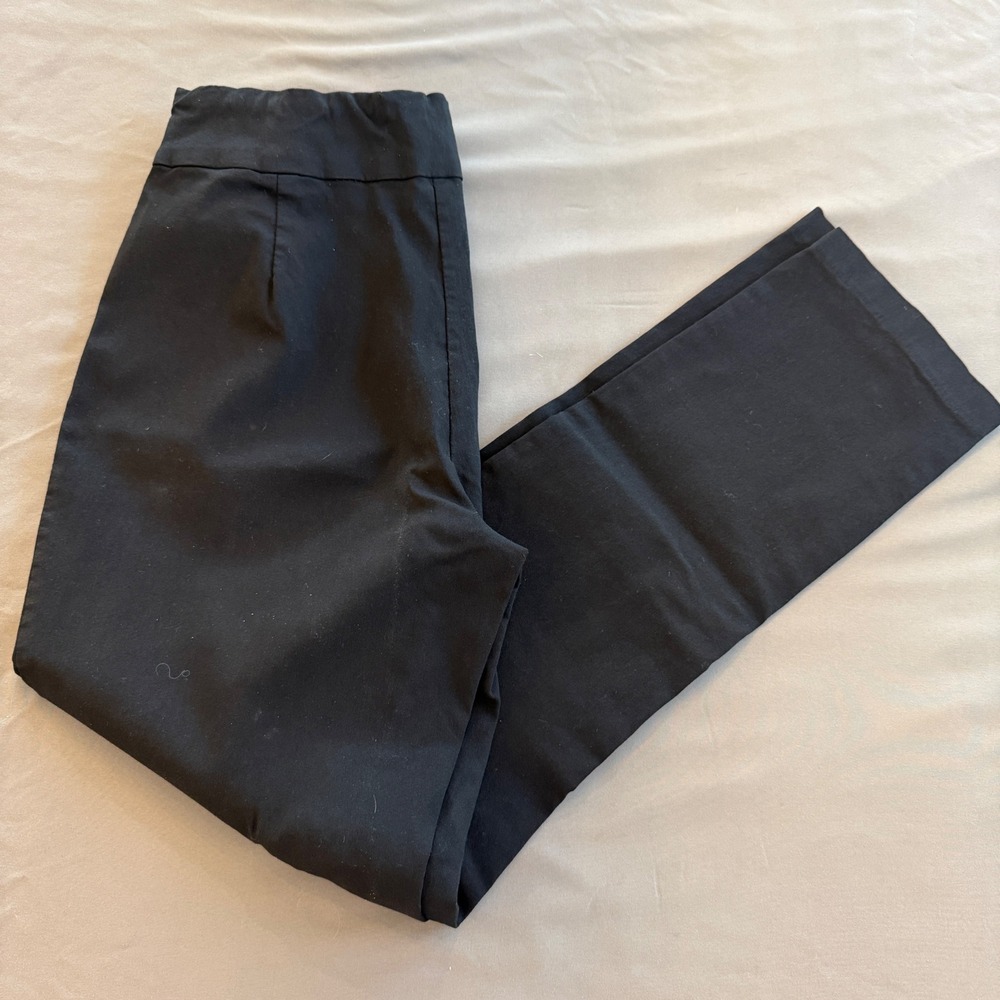 By Design‎ Womens Black Pull On Slim Leg Stretch Career Pants Size 6